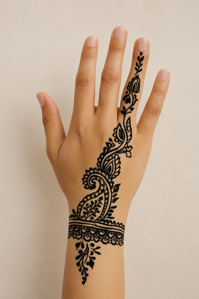 black henna tattoo caution