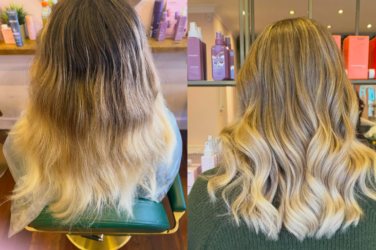 Blonde hair transformation Bexleyheath