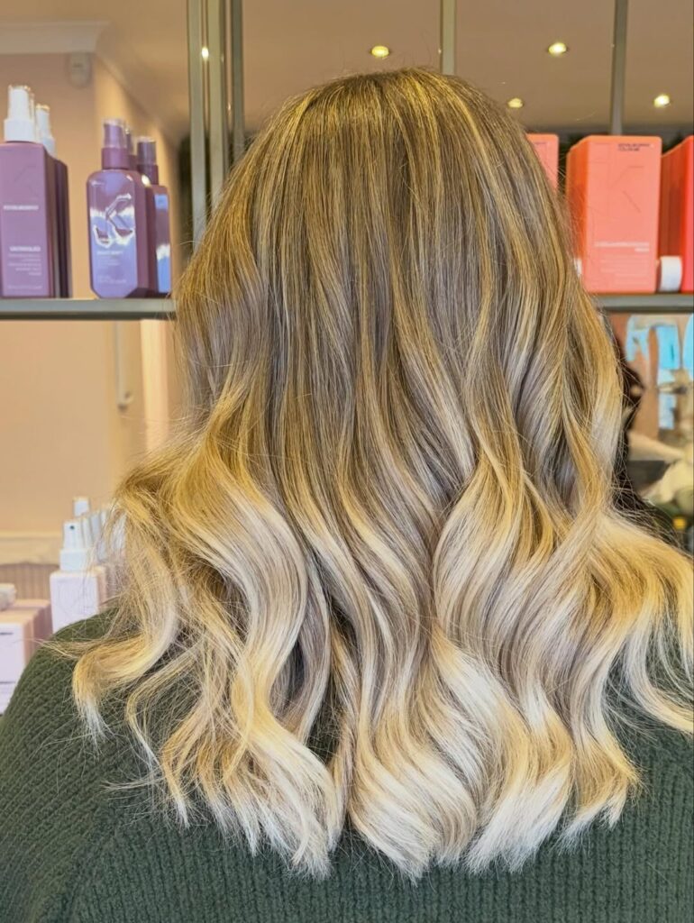 Soft blonde balayage Bexleyheath